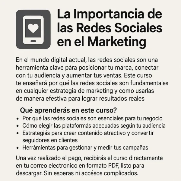 La Importancia de las Redes Sociales en el Marketing