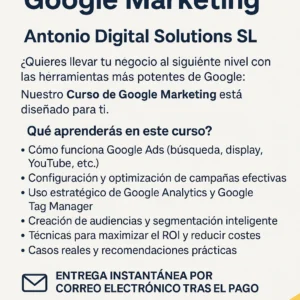 Curso de Google Marketing