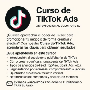 Curso de TikTok Ads
