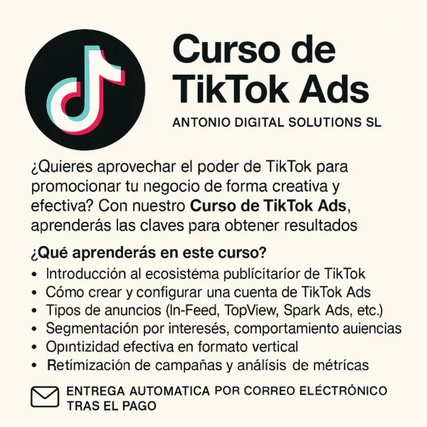 Curso de TikTok Ads